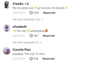 Reacciones de TikTok