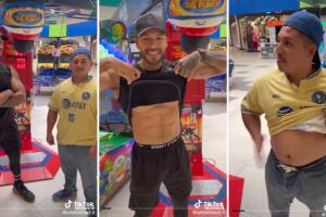 Albañil vs chico fitness video viral TikTok