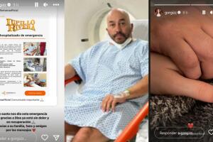 Giselle Soto, actual pareja de Lupillo Rivera, relató el "susto" que vivió ante el cuadro de salud que el cantante presentó y que lo llevó de emergencia al hospital.  