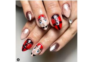 El Cascanueces, diseño de uñas Navidad