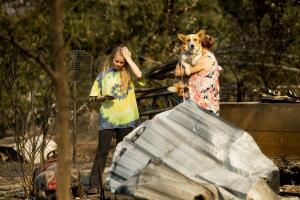 California Wildfires Blackout