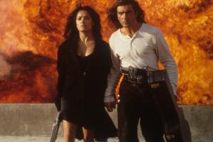 Salma Hayek And Antonio Banderas In 'Desperado'