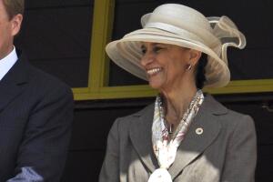 King Willem-Alexander, Queen Maxima, Eugene Holiday, Sarah Wescot-Williams