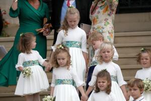 Príncipe George en la boda de la princesa Eugenie de York