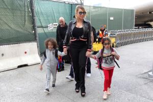 Moroccan y Monroe, hijos de Mariah Carey