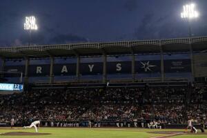 Los Rays deben jugar al menos tres temporadas más en el Tropicana Field, según su contrato vigente.