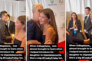 Hija de Diego Luna conoció a Jamie Lee Curtis en los SAG Awards 2023