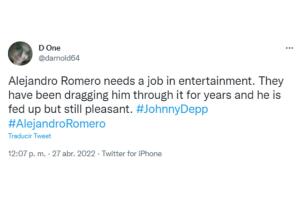 Reacciones al testimonio de Alejandro Romero, portero de Johnny Depp