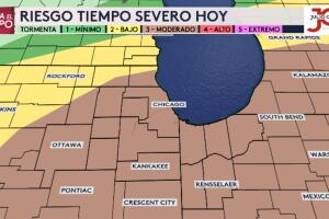 Tiempo severo en Chicago este miércoles 2 de abril: amenaza de fuertes vientos, granizo y tornados