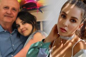 Paulina Goto y su papá