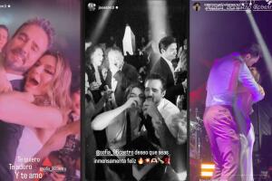 José Ron y Emmanuel Palomares compartieron imágenes de la fiesta de la boda de Sofía castro.