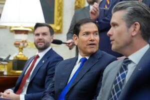 Marco Rubio, JD Vance y Pete Hegseth