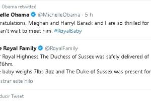 mensaje de los obamas