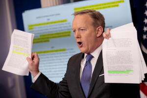 Sean Spicer, exsecretario de prensa de Donald Trump