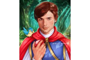 Famosos de Hollywood como príncipes de Disney