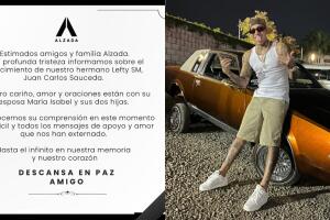 La disquera Alzada confirmó con este comunicado la muerte del rapero mexicano Lefty SM. Tenía 31 años.  