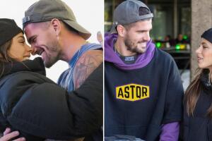 En fotos: Tini Stoessel y Rodrigo de Paul llegan a Madrid felices y enamorados