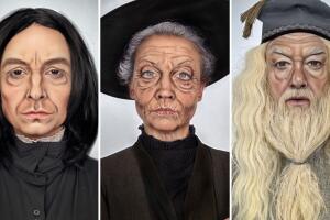 Nuria Adraeos se transformó en diversos personajes de 'Harry Potter'