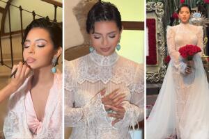 Ángela Aguilar en su boda