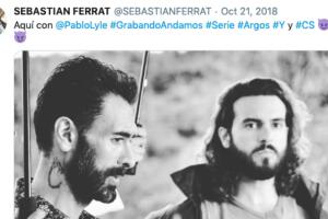 Sebastián Ferrat con Pablo Lyle