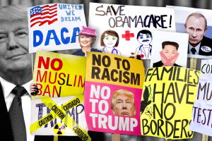 Los temas que suelen estar en la menta del presidente Donald Trump