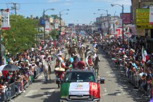 Colorido desfile de La VIllita