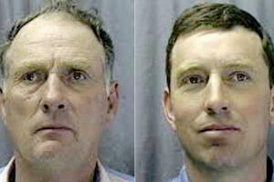 Dwight Hammond y Steven Hammond, los rancheros que incendiaron con premeditación tierras federales, ahora perdonados por Trump.