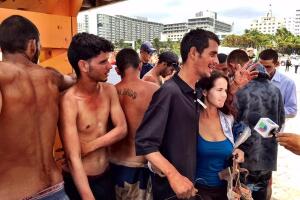 Grupo de balseros cubanos llegaron hasta Miami Beach