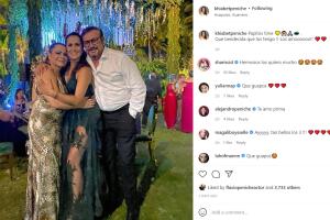 La hija mayor de Arturo Peniche compartió el especial momento junto a sus padres.
