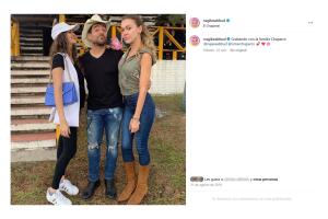 Nagibe Abbud de vez en cuando publica fotografías con su tío.