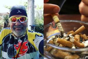 Hombre ahorró por años el dinero que hubiera gastado en tacabo y lo uso para viajar, remodelar su casa y hacer ciclismo