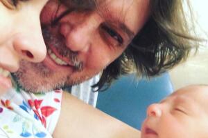 René Strickler y su hijo Ian