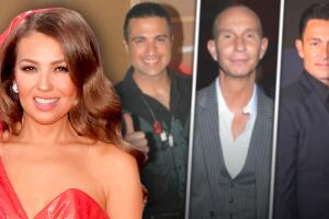 Los novios de Thalía