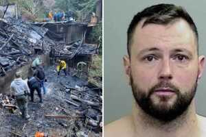 Fletcher Ross Pinkham, de 39 años, enfrenta cargos por el asesinato de su madre, Linda Mercurio, y por incendiar su casa en Mendocino. Actualmente se encuentra en la cárcel con una fianza de 1,000,000 de dólares.