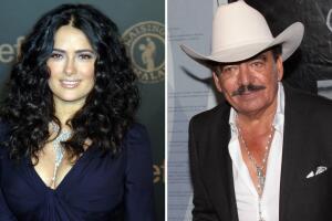 Salma Hayek y Joan Sebastian