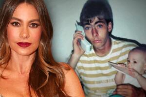 Sofía Vergara con su fallecido hermano Rafael