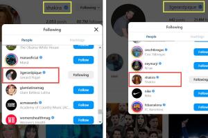 Shakira y Piqué todavía se siguen en Instagram