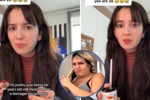 Joven de 26 años considera que aún es una adolescente; desata debate en TikTok