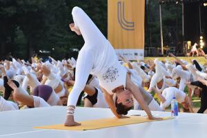 Yoga en Central Park