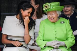 Meghan Markle y la reina