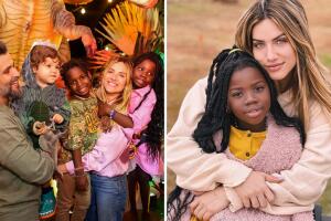 A família de Gio Ewbank e Bruno Gagliasso