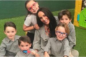 Inés Gómez Mont e hijos