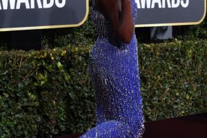 Lupita Nyong'o en los Golden Globes 2019