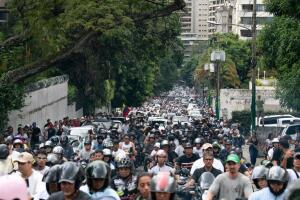 Opposition Supporters Protest Against The Re-Election Of Nicolas Maduro