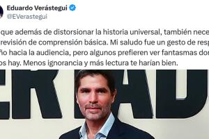 Eduardo Verástegui así negó haber hecho un "saludo nazi" durante un evento político en EEUU.