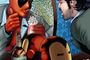 Deadpool se burla del alcoholismo de Tony Stark