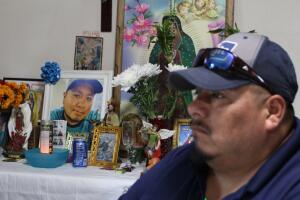 Luis Ángel Morales recordando a su hermano, Alfredo Morales, víctima del accidente en Madera, California.