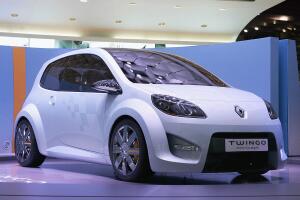 Carro modelo Twingo de Renault 
