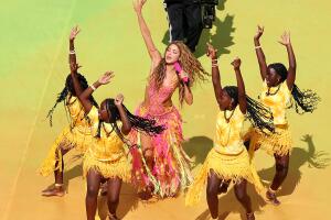 Shakira en la final.