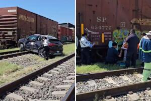 tren embiste camioneta de vocalista hermanos barron piedras negras coahuila